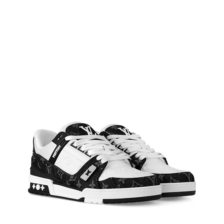 LV inspired trainer tennis sneakers