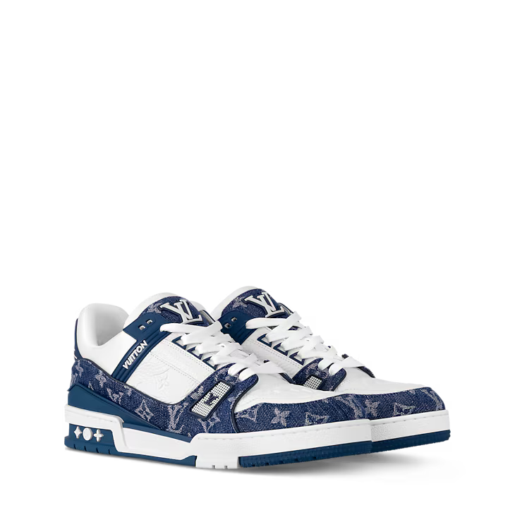 LV inspired trainer tennis sneakers