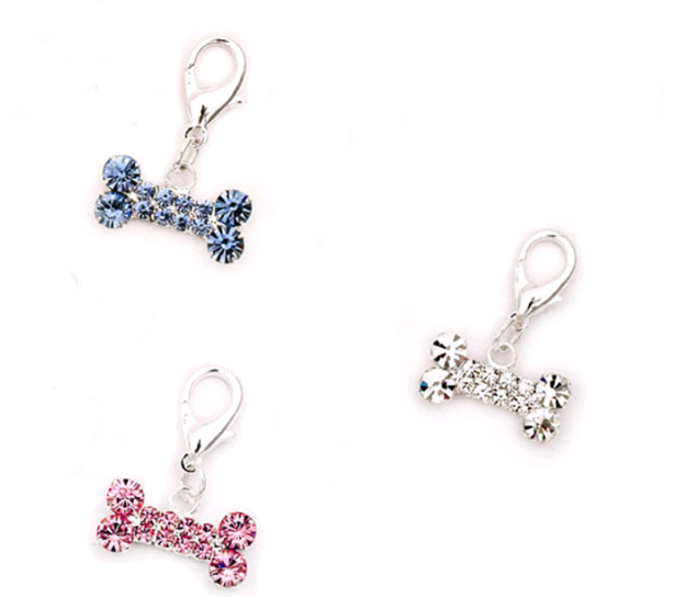 Three-row Elastic Pet Pendant Rhinestone Collar - L&M LIFE PRODUCTS