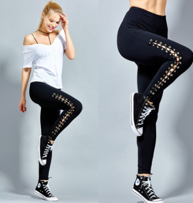 Stretchy Plus Size Ripped Leggings - L&M LIFE PRODUCTS