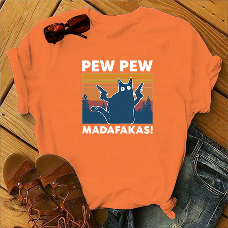 Short Sleeve Pew Maddakas T-Shirt European Size Top - L&M LIFE PRODUCTS
