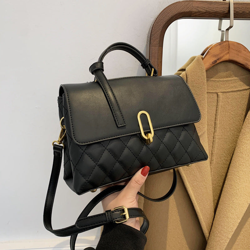Trendy Korean Style Messenger Bag Large-capacity Fashion Rhombus Handbag - L&M LIFE PRODUCTS