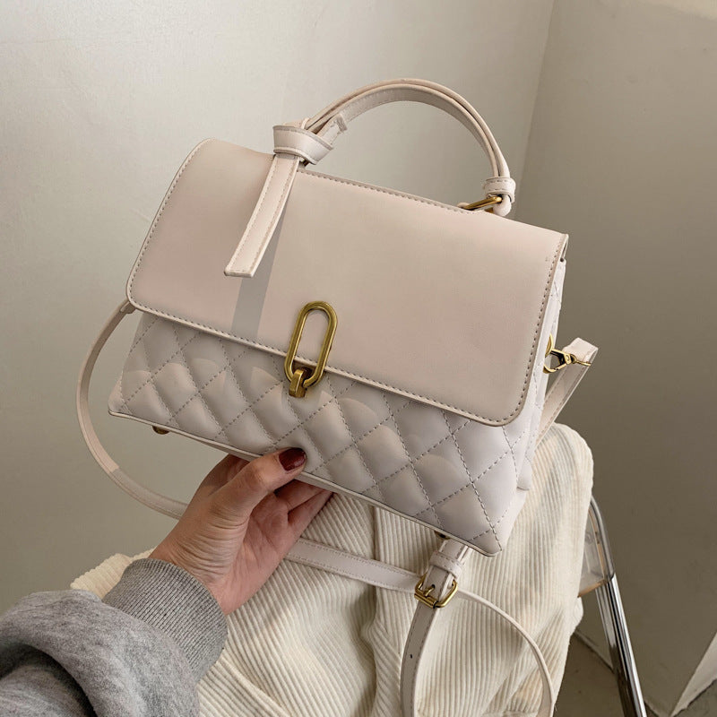 Trendy Korean Style Messenger Bag Large-capacity Fashion Rhombus Handbag - L&M LIFE PRODUCTS