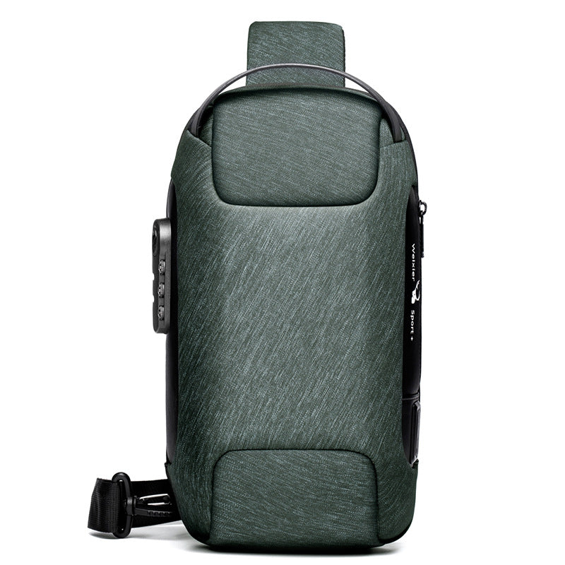 Men Chest Bag Messenger Bag Anti-theft Shoulder Bags Chest Bag Pack For Male - L&M LIFE PRODUCTS