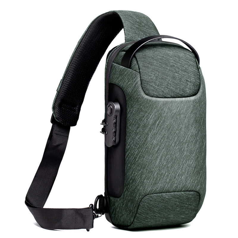 Men Chest Bag Messenger Bag Anti-theft Shoulder Bags Chest Bag Pack For Male - L&M LIFE PRODUCTS