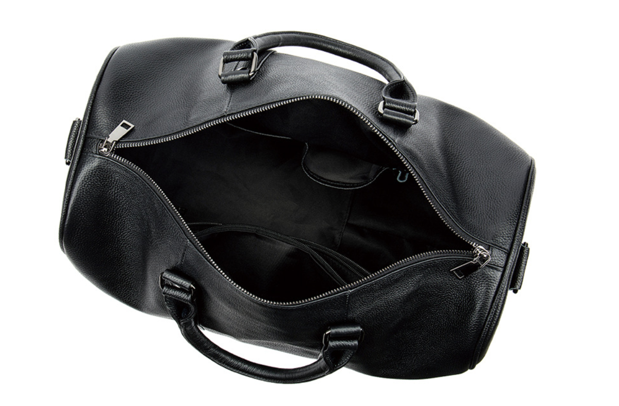 The first layer of leather leisure portable travel bag luggage bag with independent shoes single shoulder diagonal package - L&M LIFE PRODUCTS