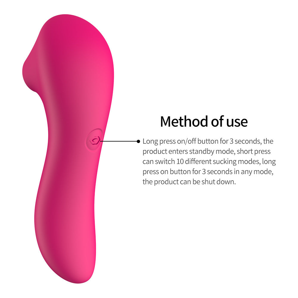 Rechargeable Silicone Sucking Tease Massager - L&M LIFE PRODUCTS