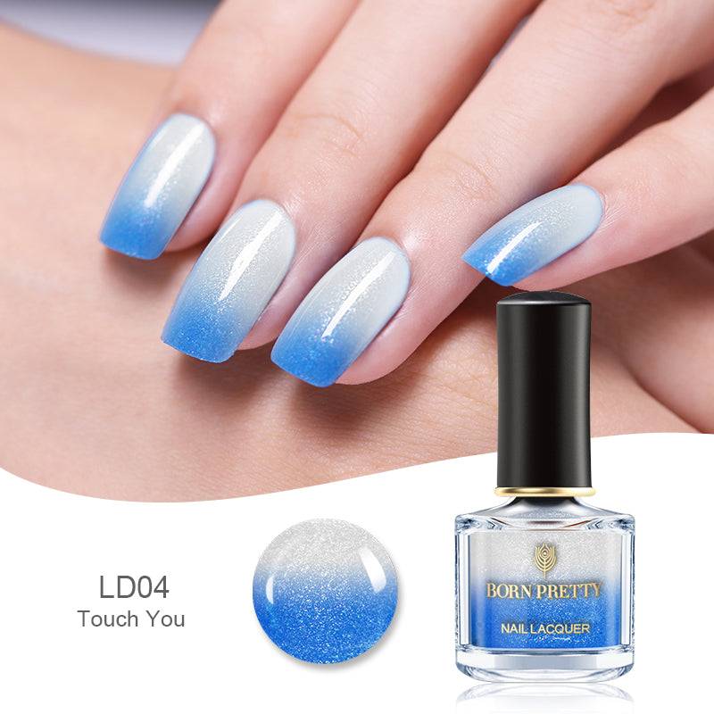 Temperature-change peelable nail polish - L&M LIFE PRODUCTS