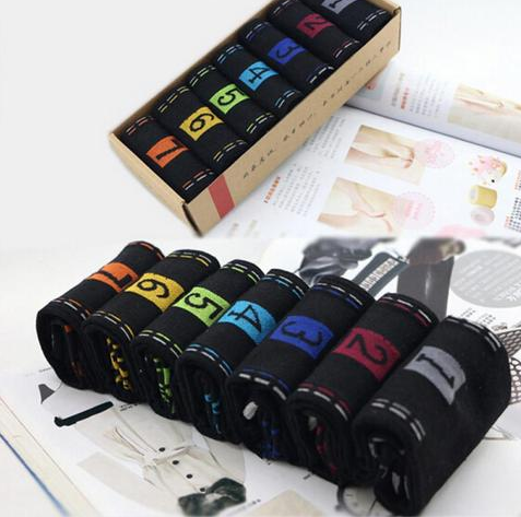 Seven days creative digital cotton socks sports socks lazy week couples socks - L&M LIFE PRODUCTS