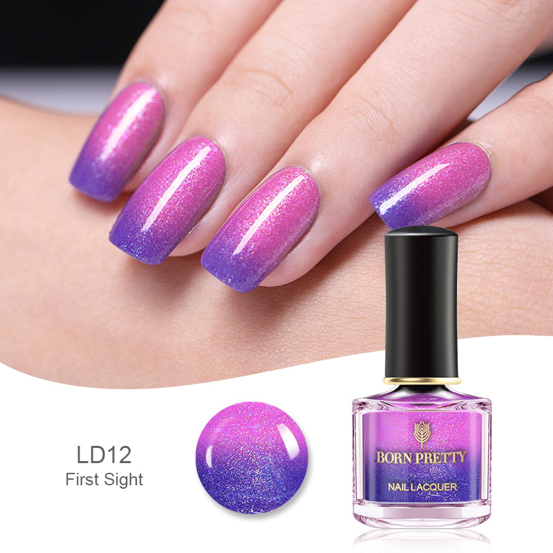 Temperature-change peelable nail polish - L&M LIFE PRODUCTS