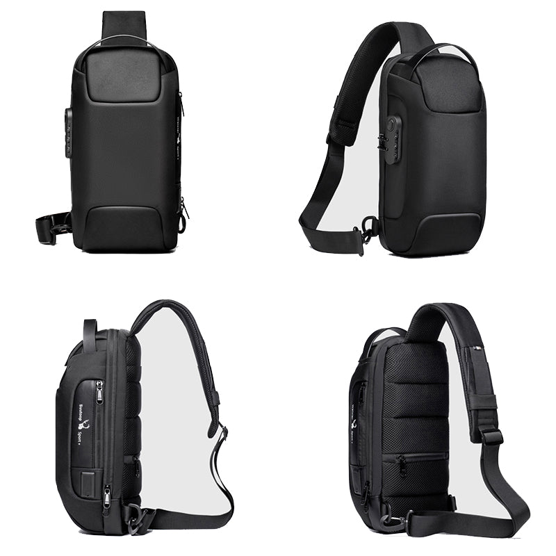 Men Chest Bag Messenger Bag Anti-theft Shoulder Bags Chest Bag Pack For Male - L&M LIFE PRODUCTS