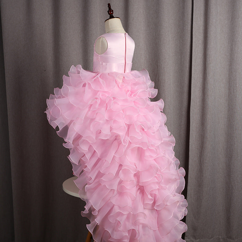 Trailing dress flower girl tuxedo small dress - L&M LIFE PRODUCTS