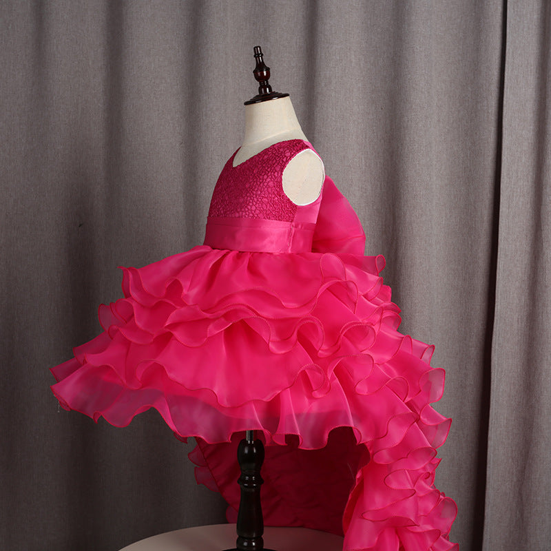 Trailing dress flower girl tuxedo small dress - L&M LIFE PRODUCTS