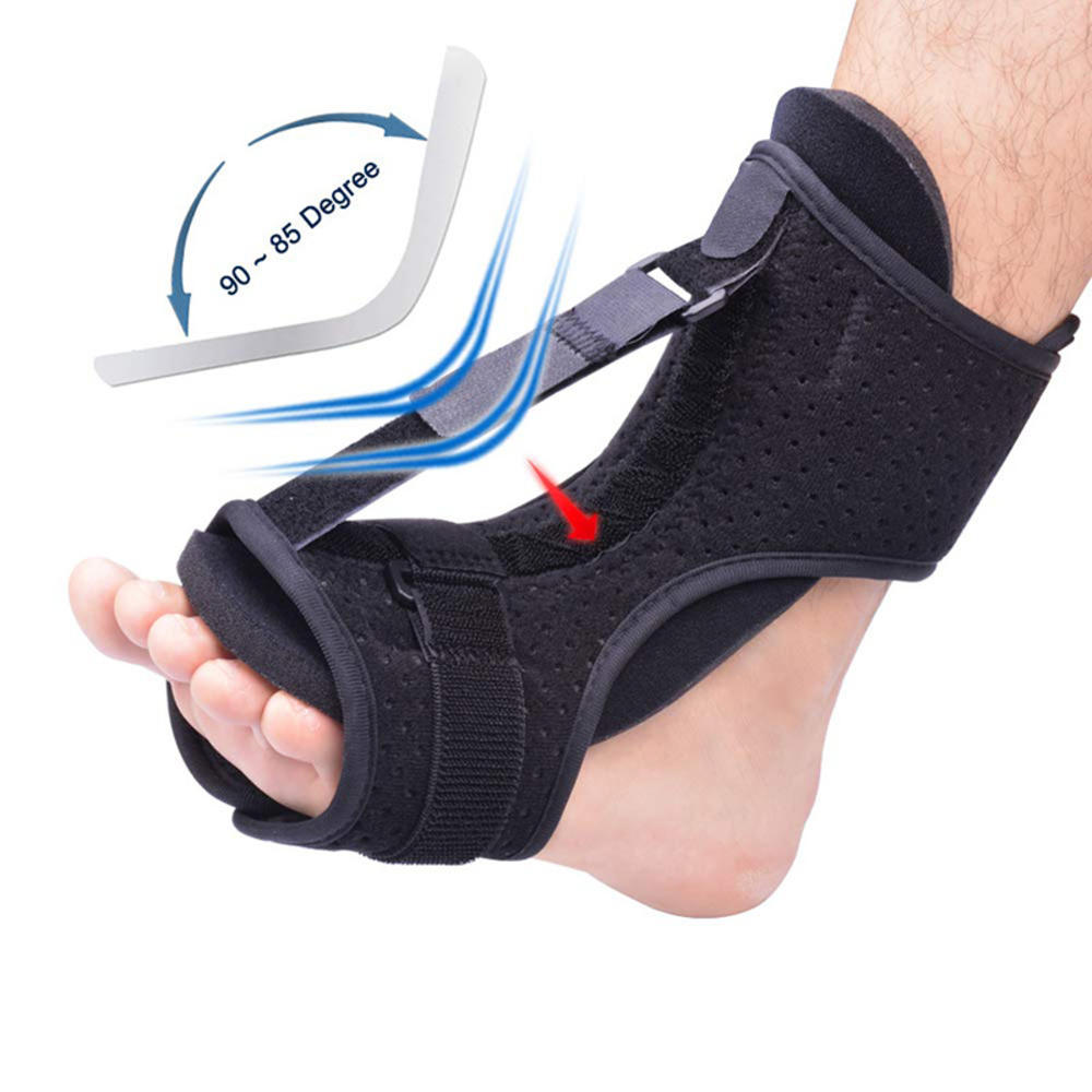 Plantar Fasciitis Dorsal Night Splint Foot Orthosis Stabilizer Adjustable Drop Foot Orthotic Brace Support Pain Relief Tool - L&M LIFE PRODUCTS