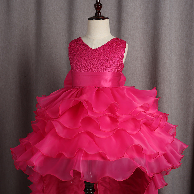 Trailing dress flower girl tuxedo small dress - L&M LIFE PRODUCTS