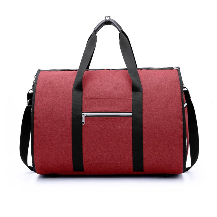 Travel Bag brand men 2 in 1 Garment Bag High-capacity Multi-function Foldable nylon duffle bags suit Busines Trip shoulder bag - L&M LIFE PRODUCTS