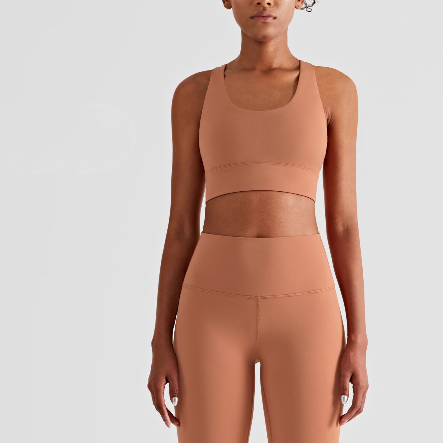 Moisture Wicking Cross Beautiful Back Gather Support Yoga Bra - L&M LIFE PRODUCTS