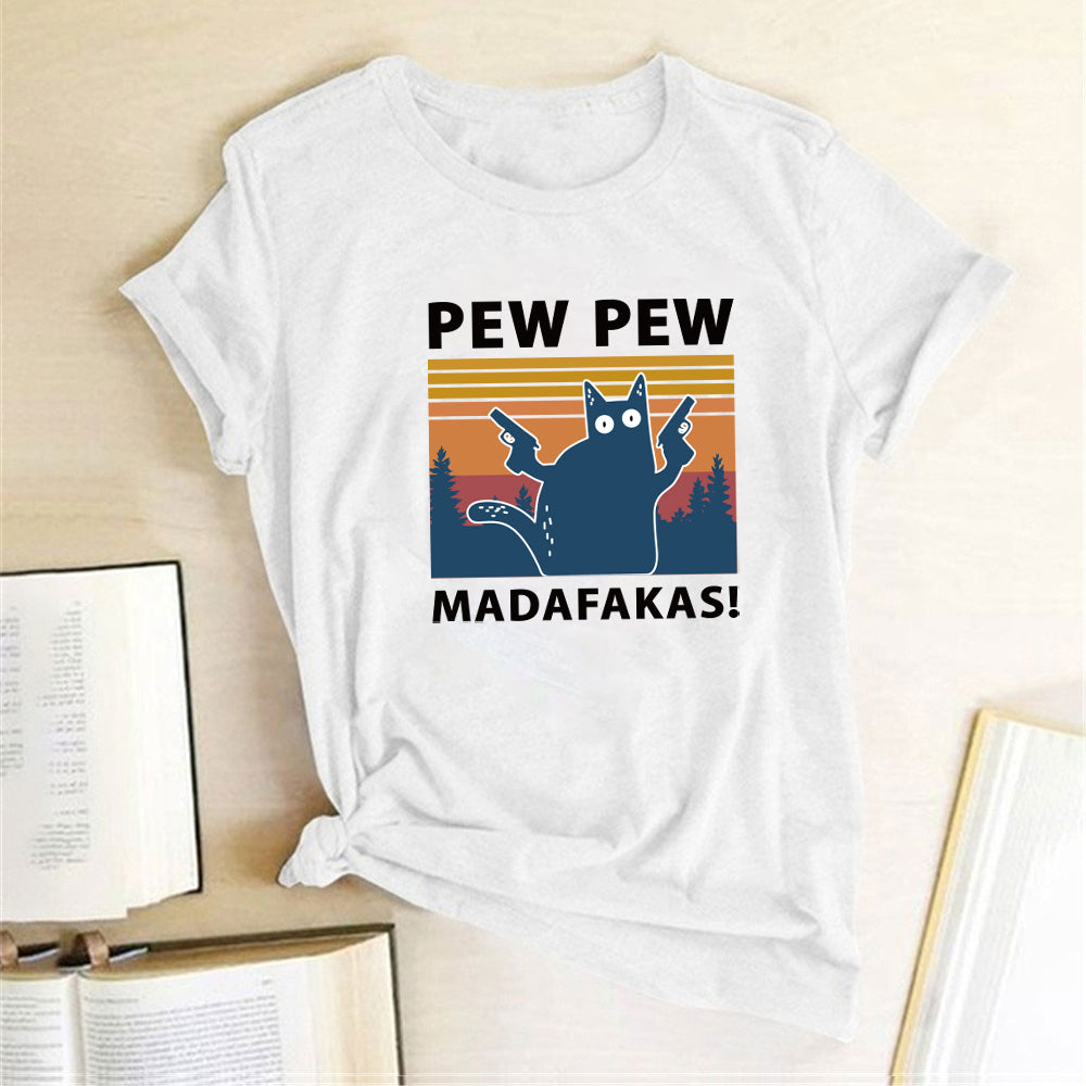 Short Sleeve Pew Maddakas T-Shirt European Size Top - L&M LIFE PRODUCTS