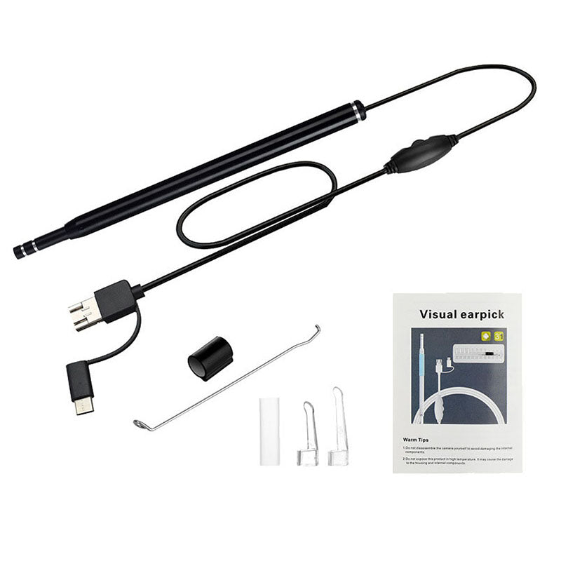 Three-in-one Ear Spoon Endoscope 1.3 Million High-definition Otoscope - L&M LIFE PRODUCTS