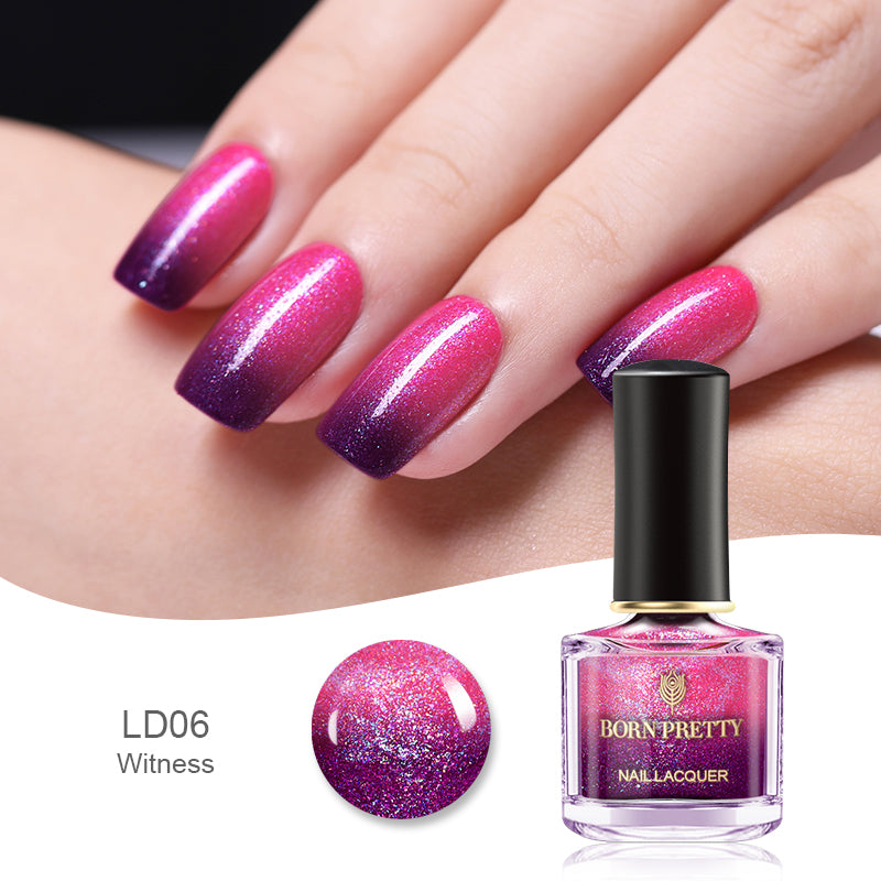Temperature-change peelable nail polish - L&M LIFE PRODUCTS
