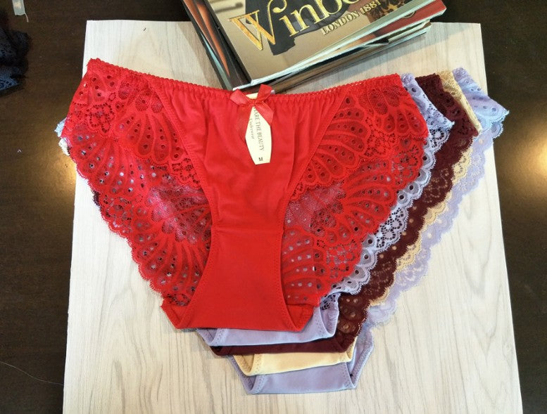 Low-waist ice silk panties - L&M LIFE PRODUCTS