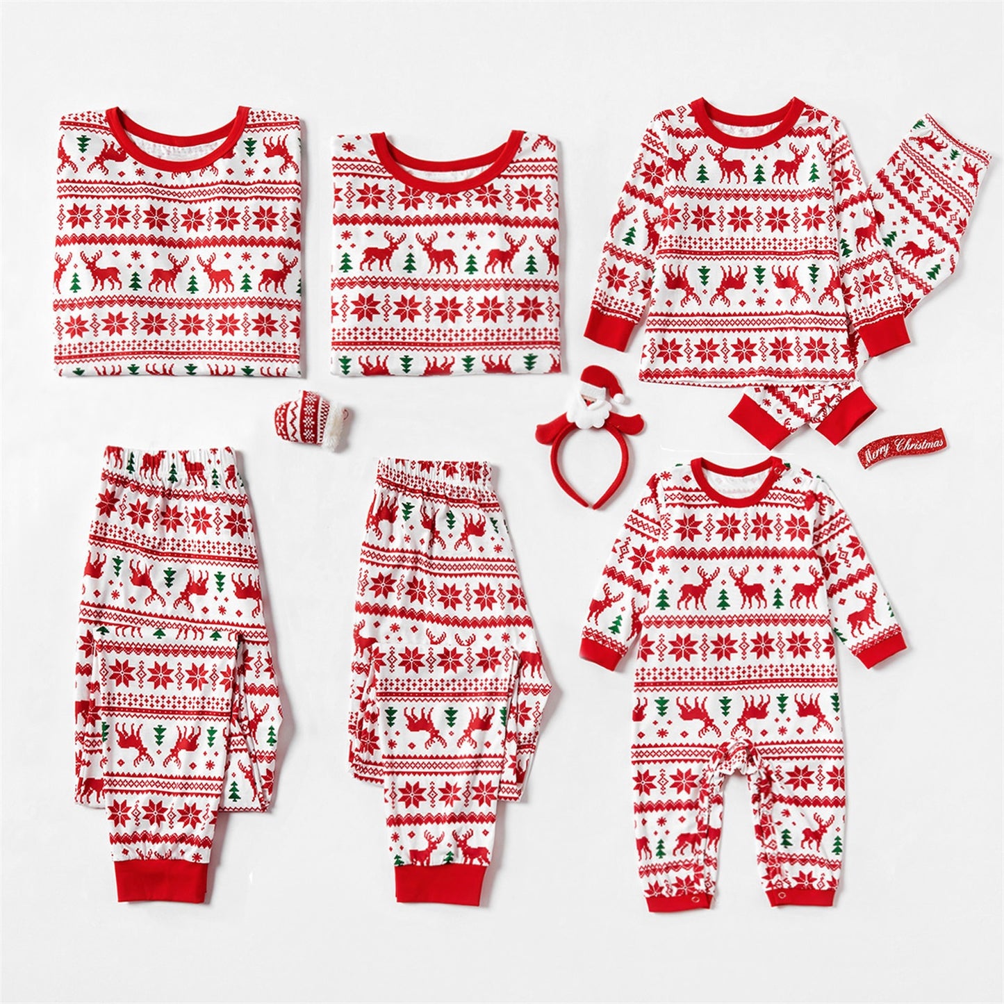 Home Wear Pajamas Christmas Print Casual Suit - L&M LIFE PRODUCTS