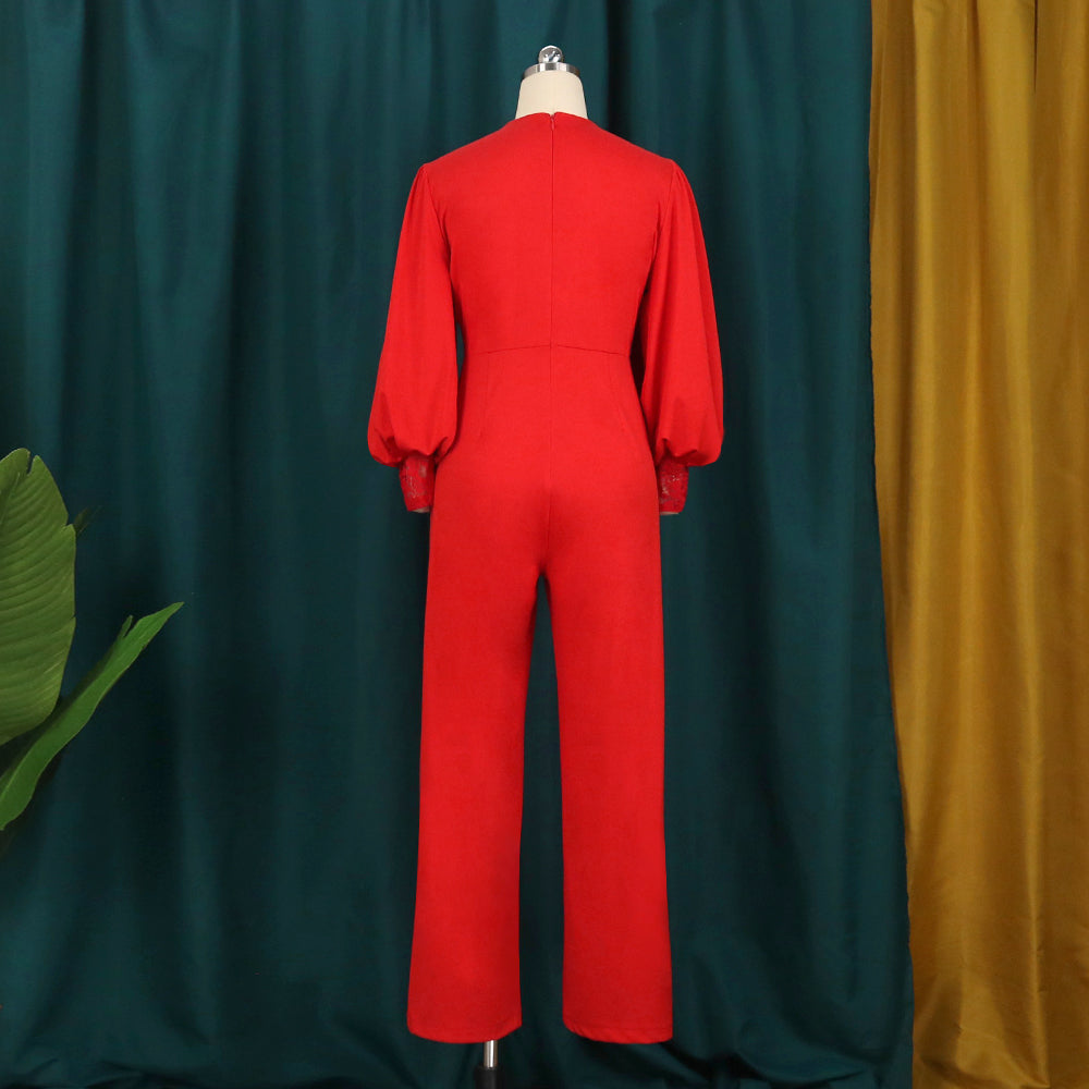 Loose Zipper Straight Tribute Sleeveless Slim Fit Jumpsuit - L&M LIFE PRODUCTS