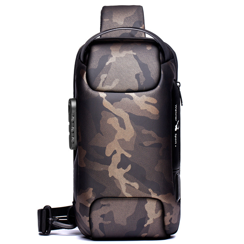 Men Chest Bag Messenger Bag Anti-theft Shoulder Bags Chest Bag Pack For Male - L&M LIFE PRODUCTS