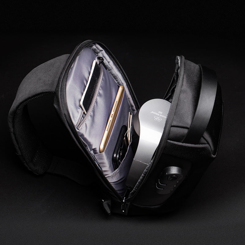 Men Chest Bag Messenger Bag Anti-theft Shoulder Bags Chest Bag Pack For Male - L&M LIFE PRODUCTS