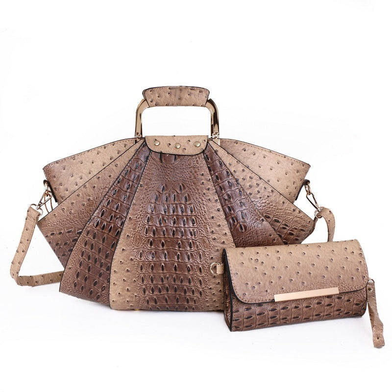 Fashion Pattern Stitching Single Shoulder Diagonal Bag - L&M LIFE PRODUCTS