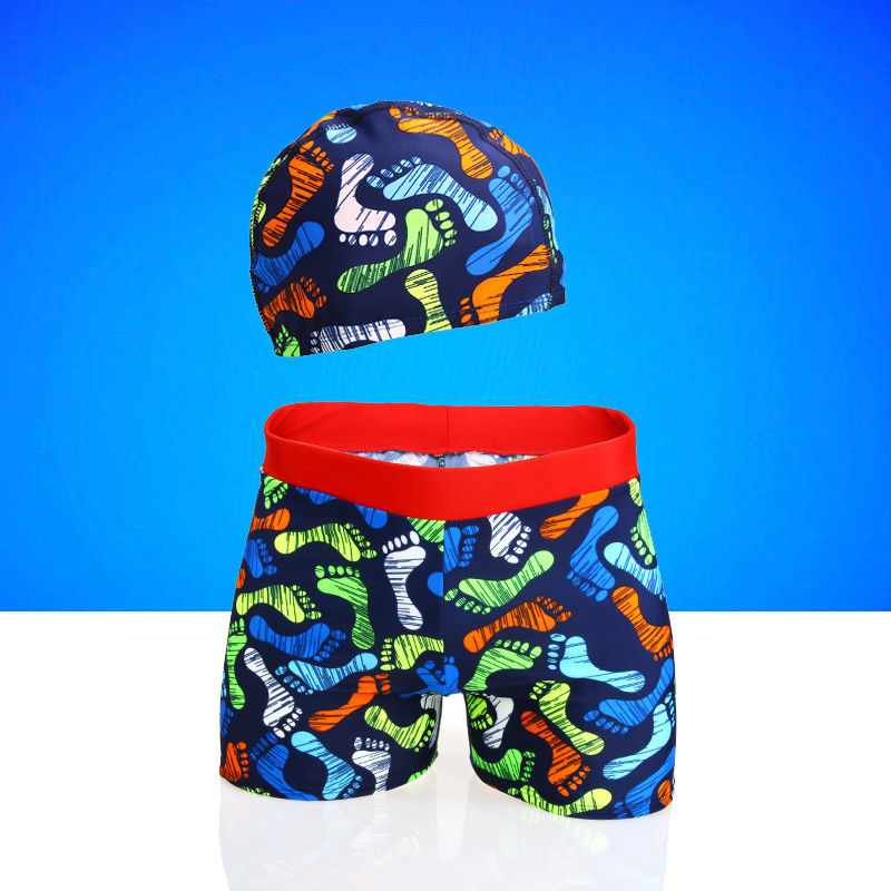 Children's Wide Waist Comfortable Swimming Trunks Swimming Set - L&M LIFE PRODUCTS