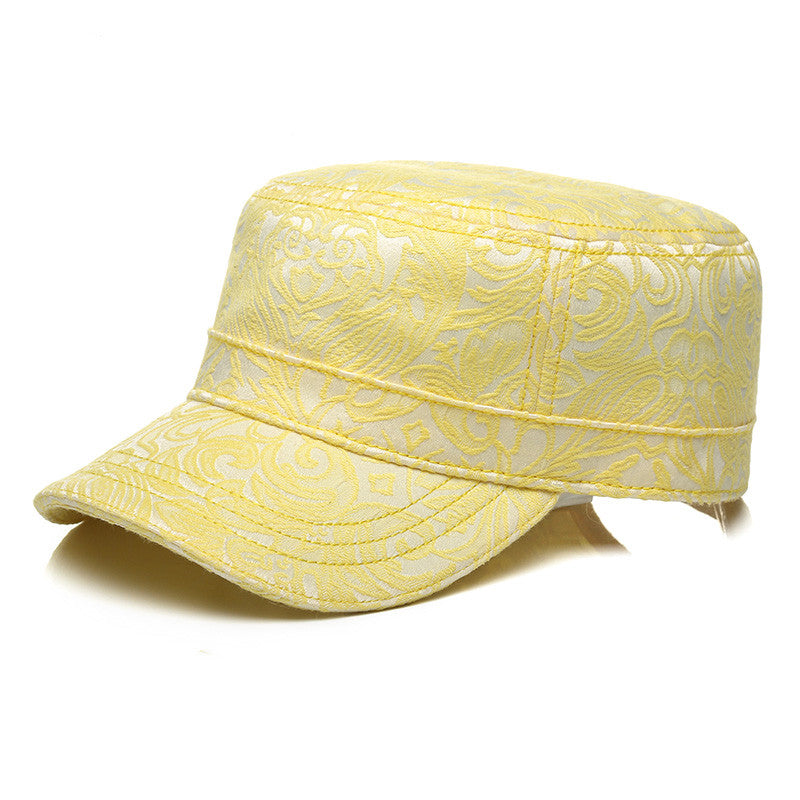 Three-dimensional Jacquard Women's Flat Hat - L&M LIFE PRODUCTS
