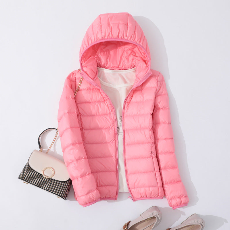 Slim Slimming Portable Short And Thin Down Jacket Women - L&M LIFE PRODUCTS