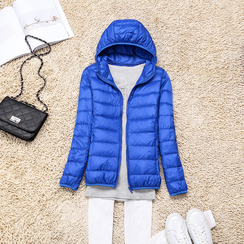 Slim Slimming Portable Short And Thin Down Jacket Women - L&M LIFE PRODUCTS