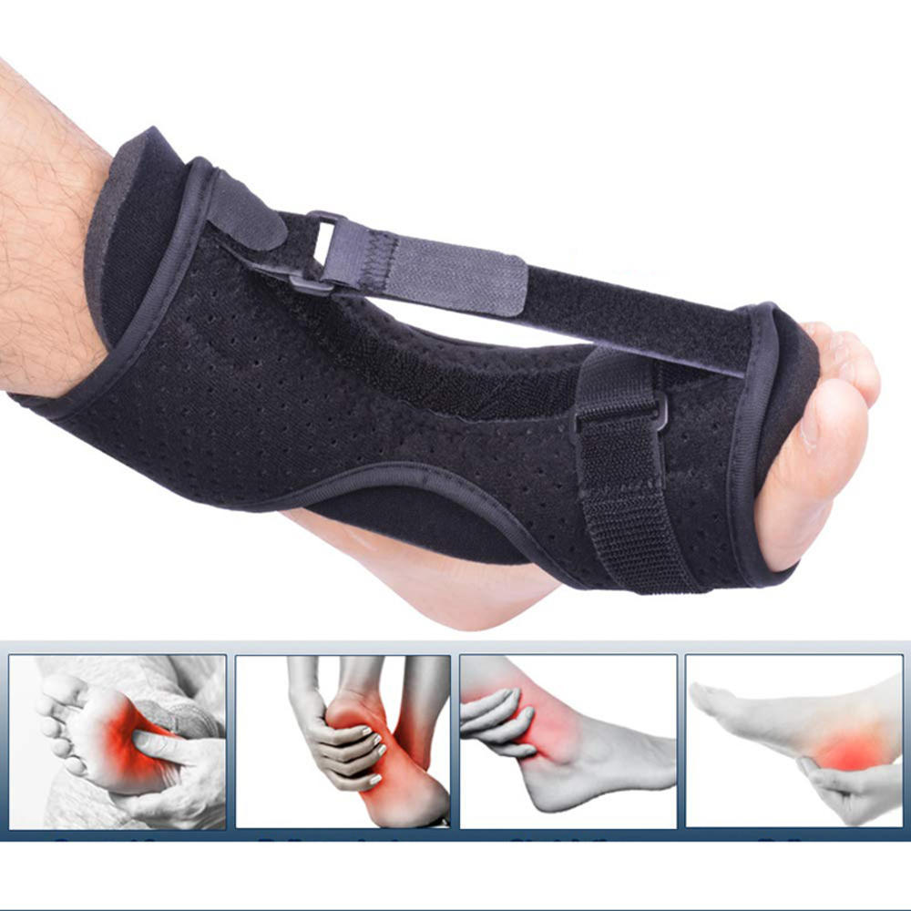 Plantar Fasciitis Dorsal Night Splint Foot Orthosis Stabilizer Adjustable Drop Foot Orthotic Brace Support Pain Relief Tool - L&M LIFE PRODUCTS
