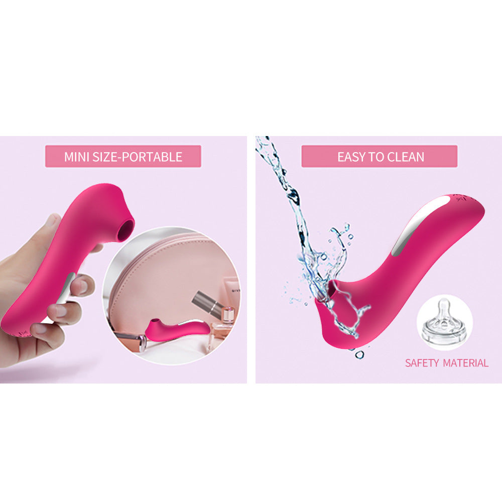 Rechargeable Silicone Sucking Tease Massager - L&M LIFE PRODUCTS