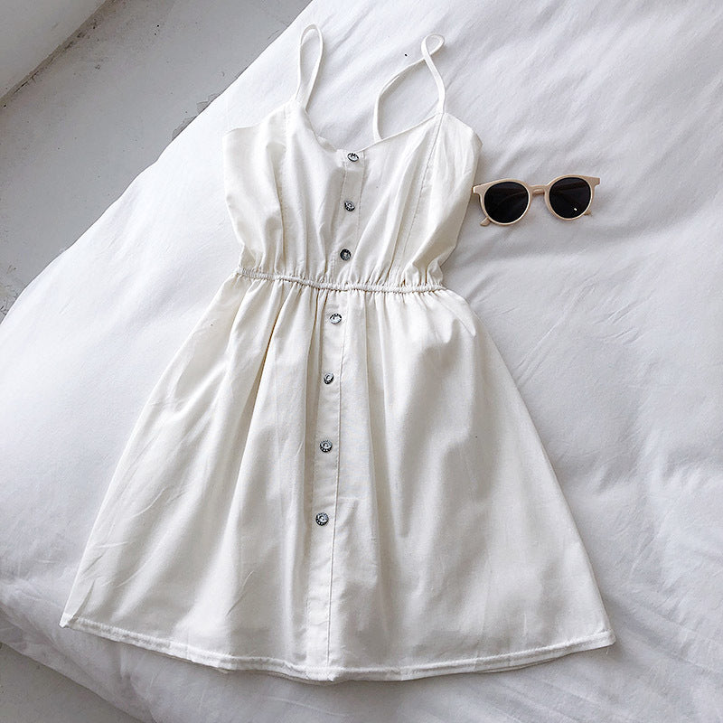 Summer Sling Dress Pure Cotton