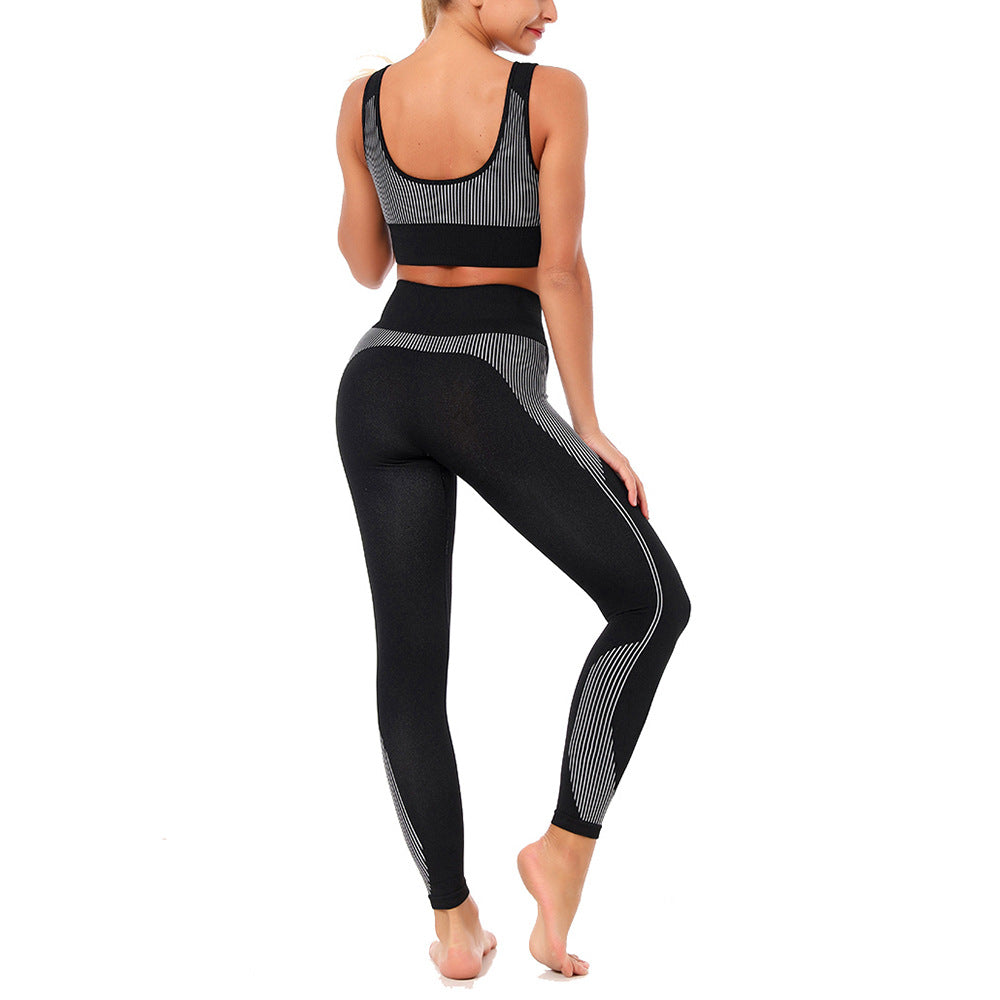 Women's seamless vest yoga suit