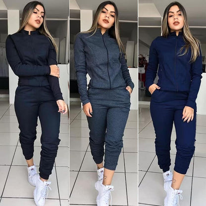 Long sleeve suit sports two-piece suit