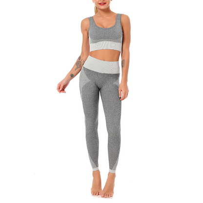 Women's seamless vest yoga suit