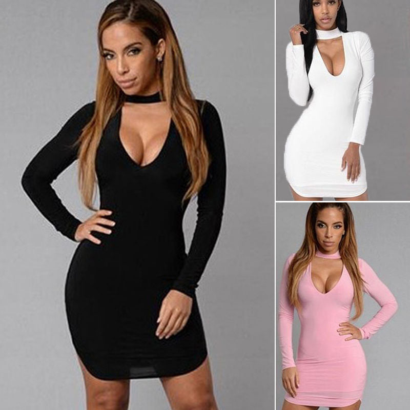 fast selling, European, American, bursting, V collar, cocktail dresses and dress sexy dresses