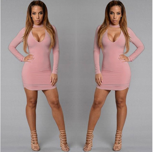 fast selling, European, American, bursting, V collar, cocktail dresses and dress sexy dresses