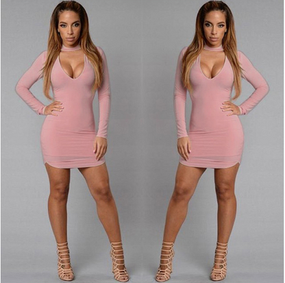 fast selling, European, American, bursting, V collar, cocktail dresses and dress sexy dresses