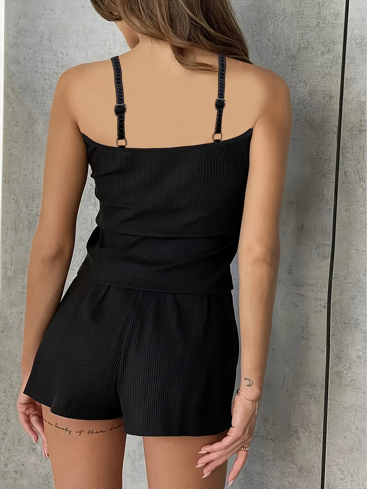 Laura Maritza Pajama Set Women Lace Patchwork V-Neck Sleepwear Sexy Cami Top Printed Shorts Soft Pyjamas Loungewear 2psc Sets