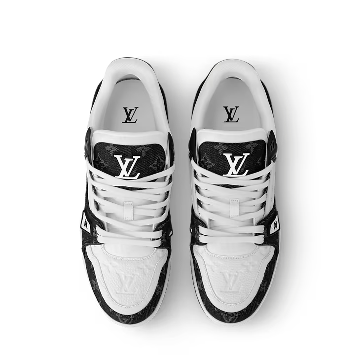 LV inspired trainer tennis sneakers