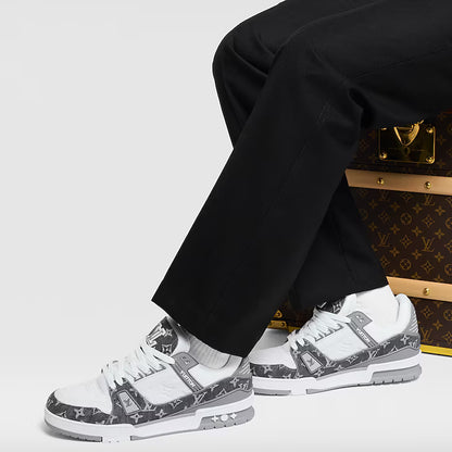 LV inspired trainer tennis sneakers
