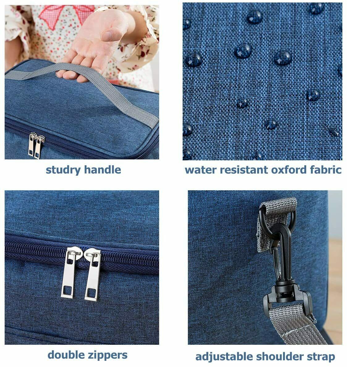 Lunch Bag Insulated Lunch Tote Bag Meal Prep Bento Box Cooler Bag for Men Women - L&M LIFE PRODUCTS