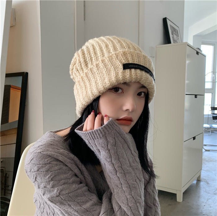 Hat Women's Autumn And Winter New Patch Net Red Big Head Woolen - L&M LIFE PRODUCTS