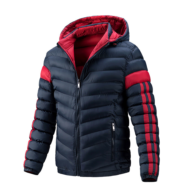 Men's Cotton Clothes With Hood And Removable Double-sided Wear - L&M LIFE PRODUCTS