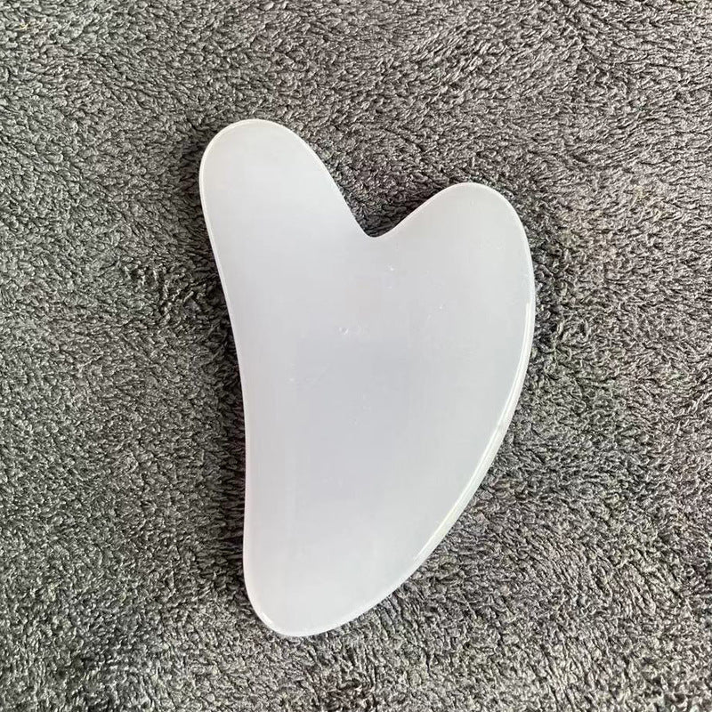 Resin Beeswax Heart-shaped Gu Sha Facial Scraping Sheet For Beauty Salon - L&M LIFE PRODUCTS